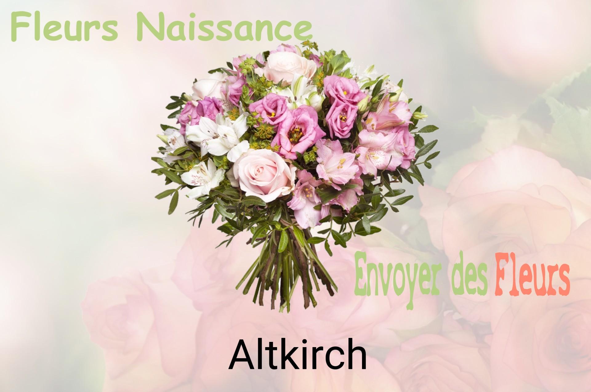 Bouquet de fleurs de naissance livré à Altkirch